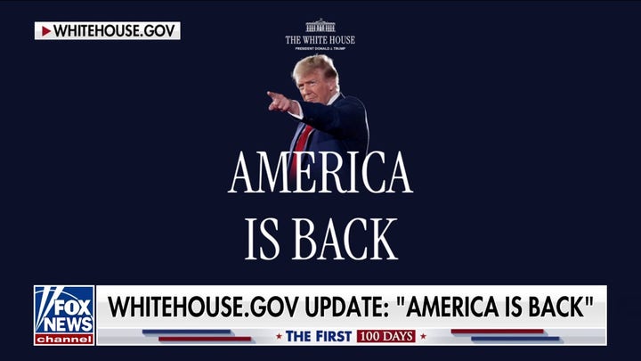 White House website debuts new look after Trump inauguration: