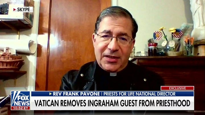 Vatican removes Ingraham guest from priesthood